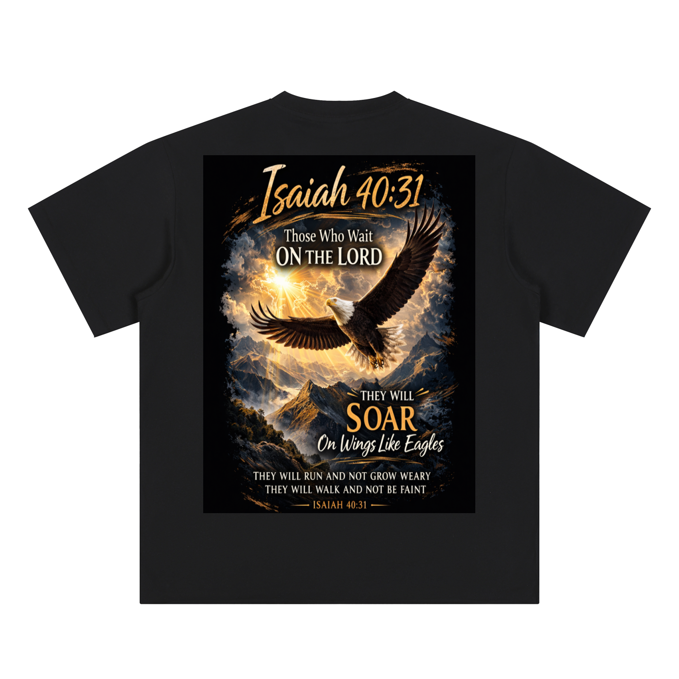 Bible Verse|Isaiah 40:31|Essential Cotton T-Shirt