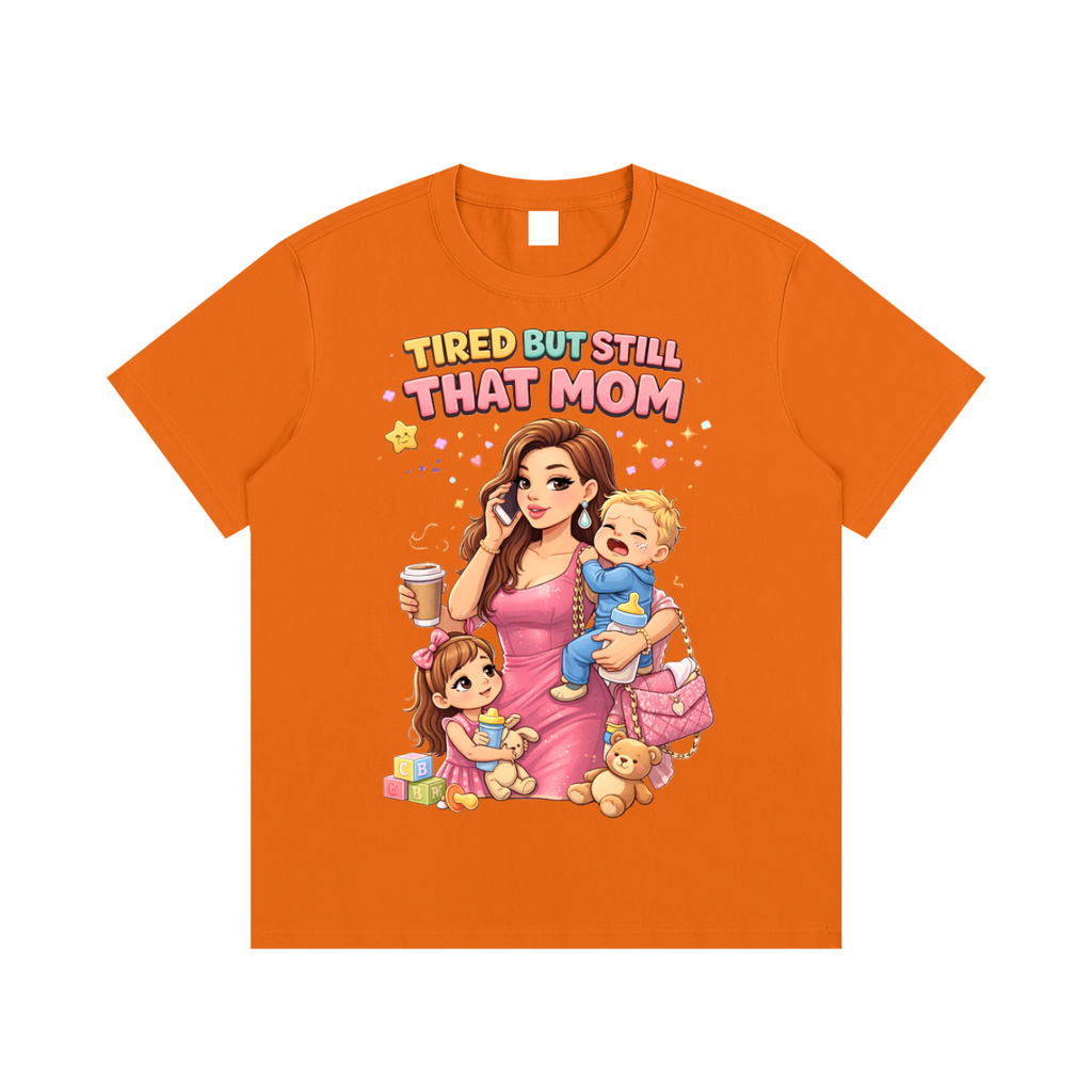 Light|Tired Mama|Essential Cotton T-Shirt