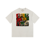 Juneteenth |Vintage Washed Oversized Cotton T-Shirt