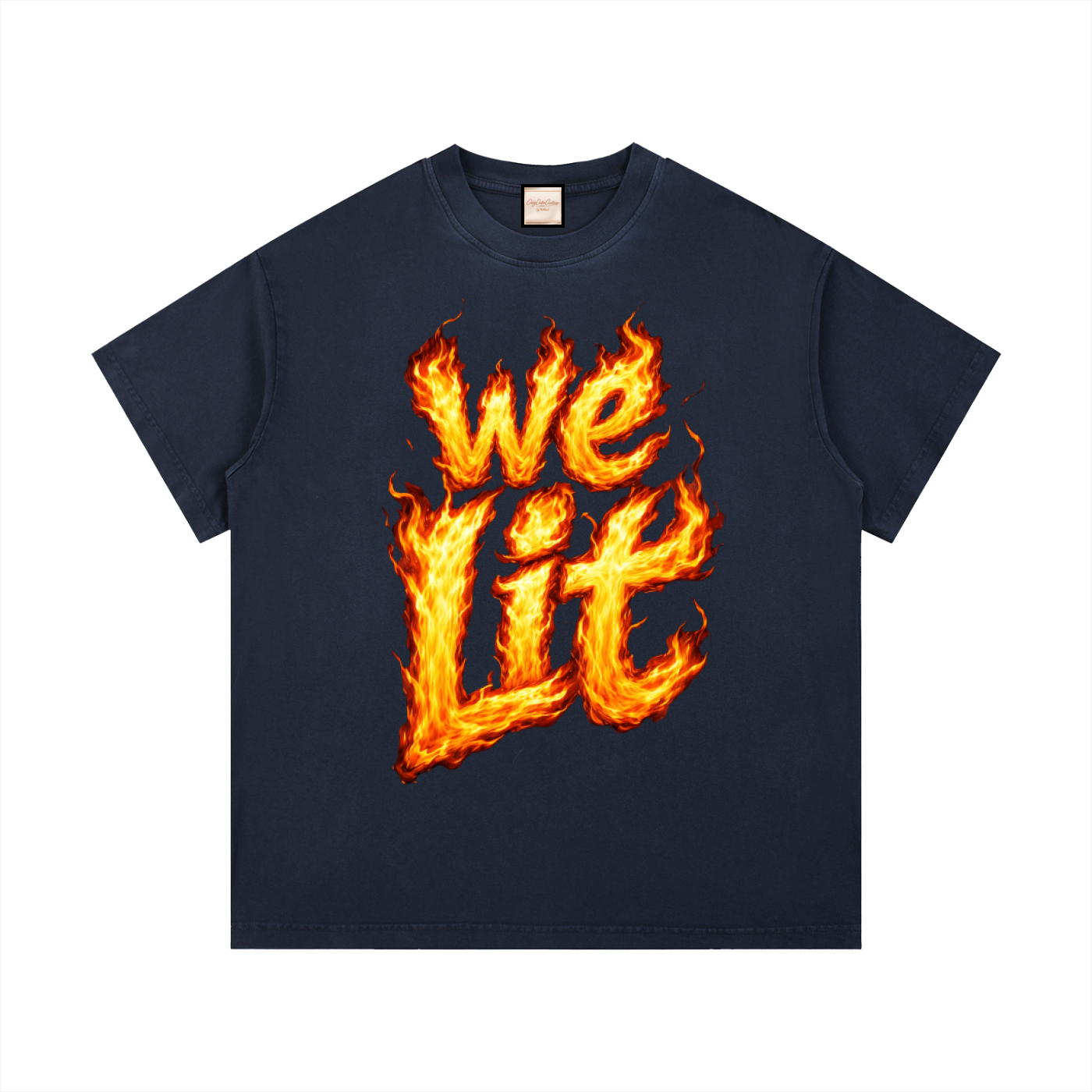 Lit|Vintage Wash Cotton T-Shirt