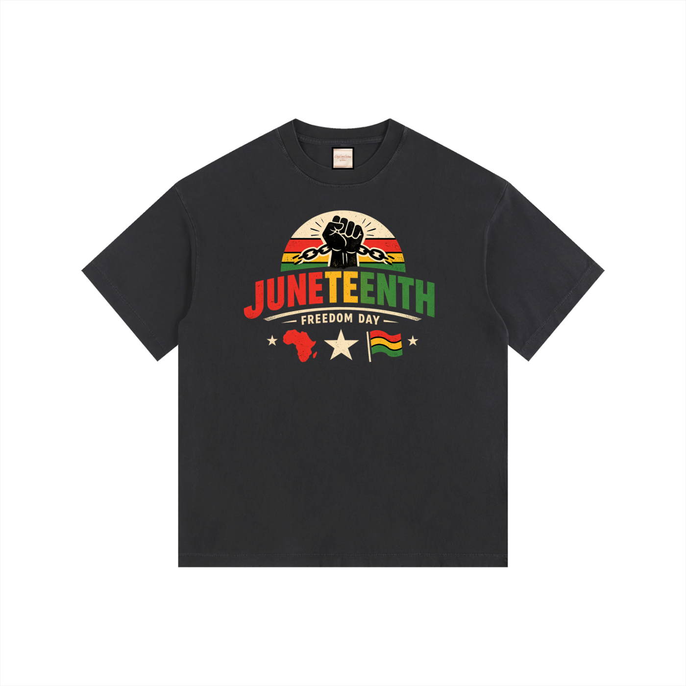 Freedom Day|Vintage Washed Oversized Cotton T-Shirt
