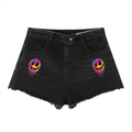 Women’s Vintage Wash High Rise Denim Shorts