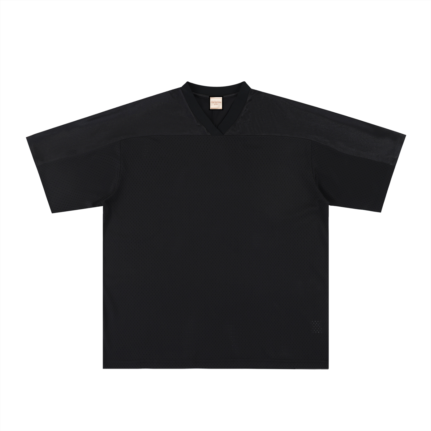 COLE|Oversized Mesh V-Neck Soccer Jersey