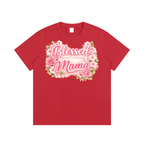 Blessed/Stressed Mama|Essential Cotton T-Shirt