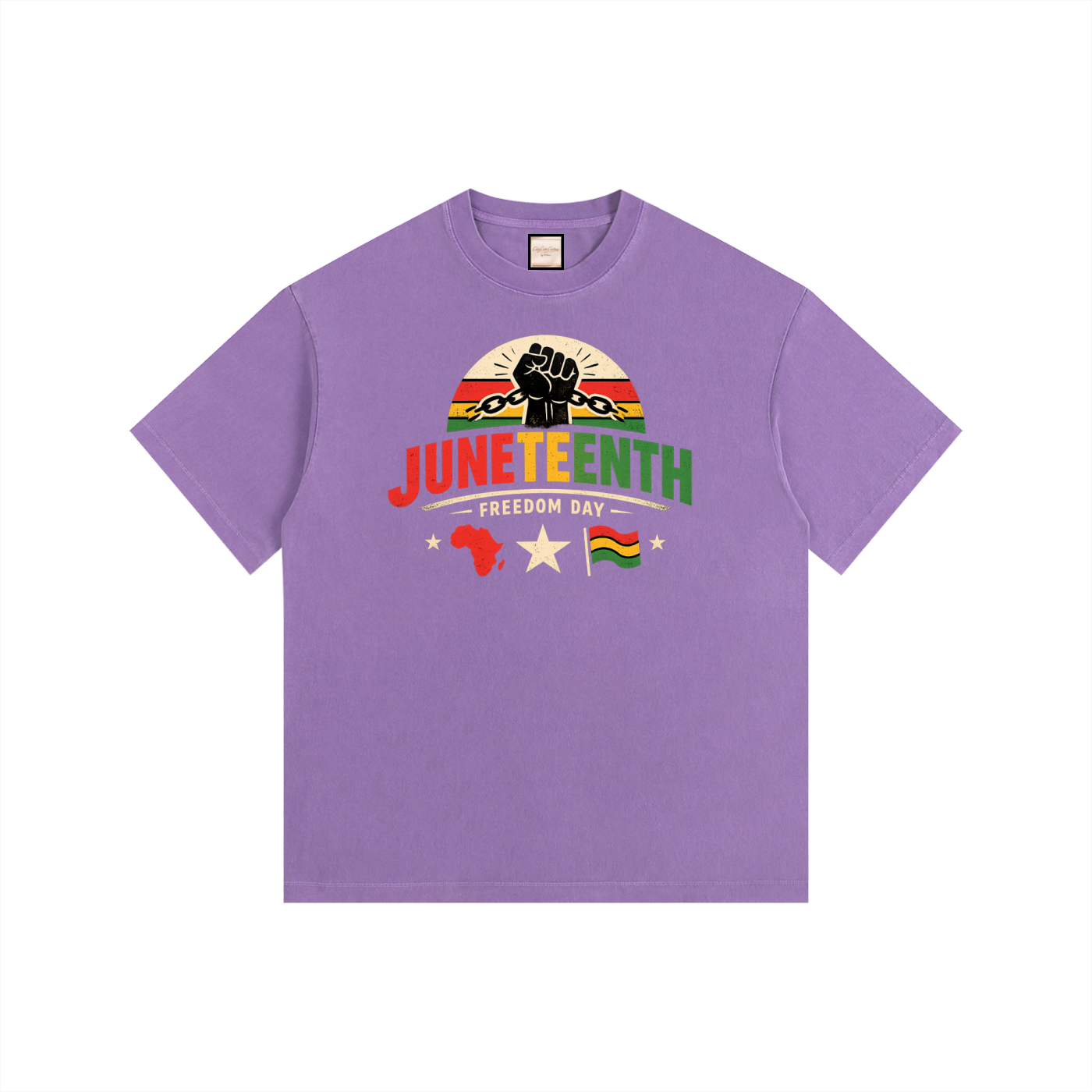 Freedom Day|Vintage Washed Oversized Cotton T-Shirt