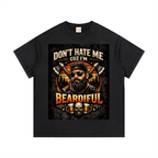 Light|Beardiful|Vintage Wash Cotton T-Shirt