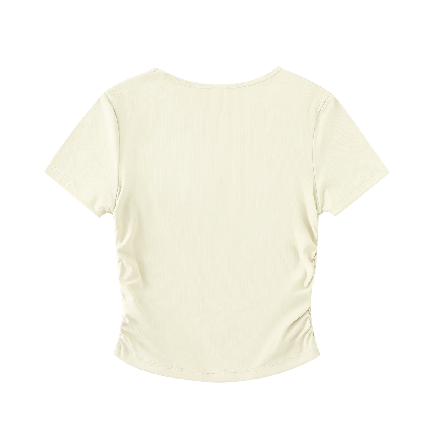 Single/Celibate/Sober|Ruched Bodycon Crop Top