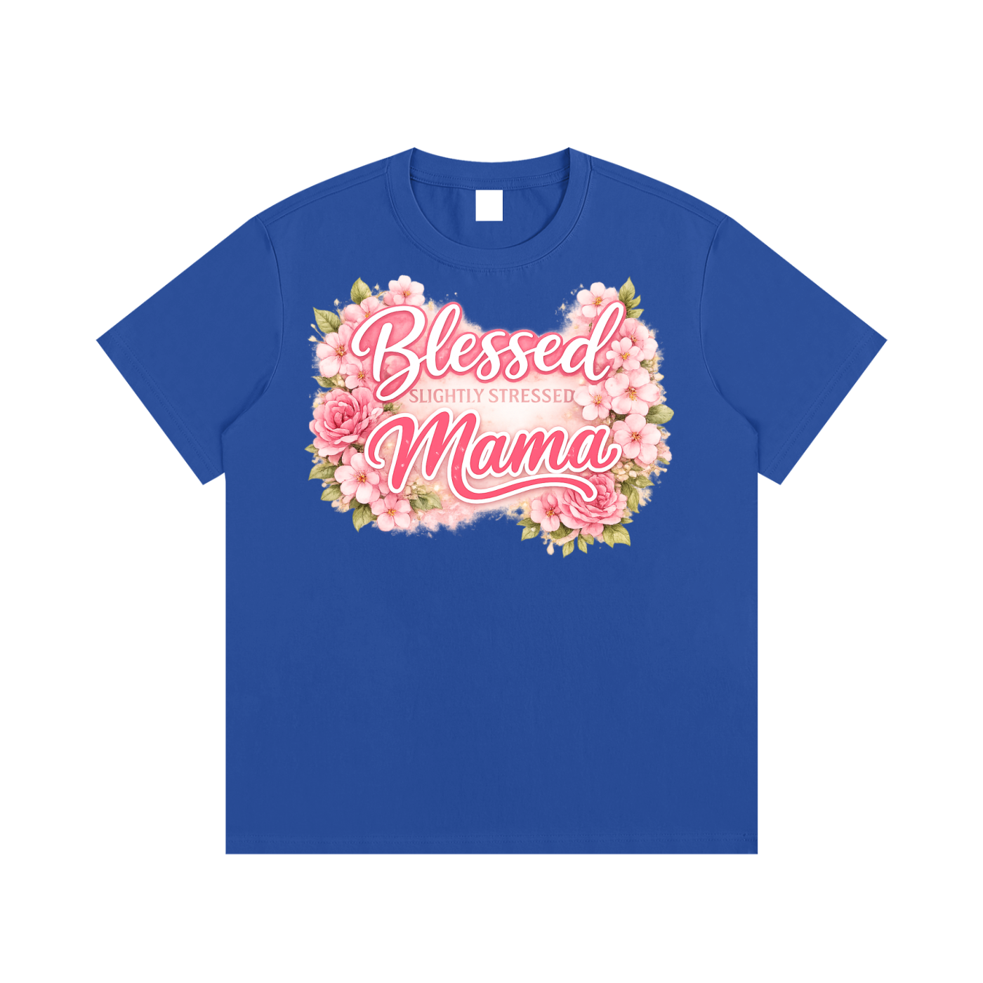 Blessed/Stressed Mama|Essential Cotton T-Shirt