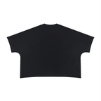 New LOGO|Unisex Heavyweight Boxy Raw Edge T-Shirt