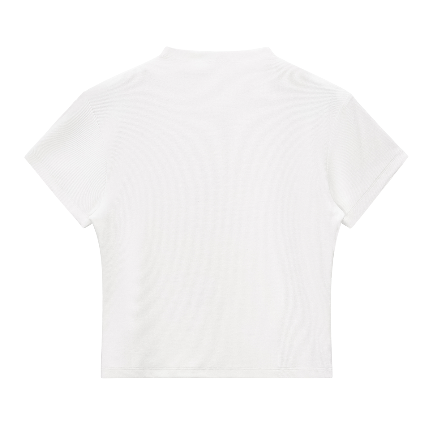Poppy Skull|Essential Slim Fit Mock Neck T-Shirt