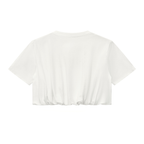 Women’s Crop Bubble Hem T-Shirt