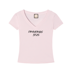 Bible Verse|Proverbs 31:25|Tencel Slim Fit V-Neck T-Shirt