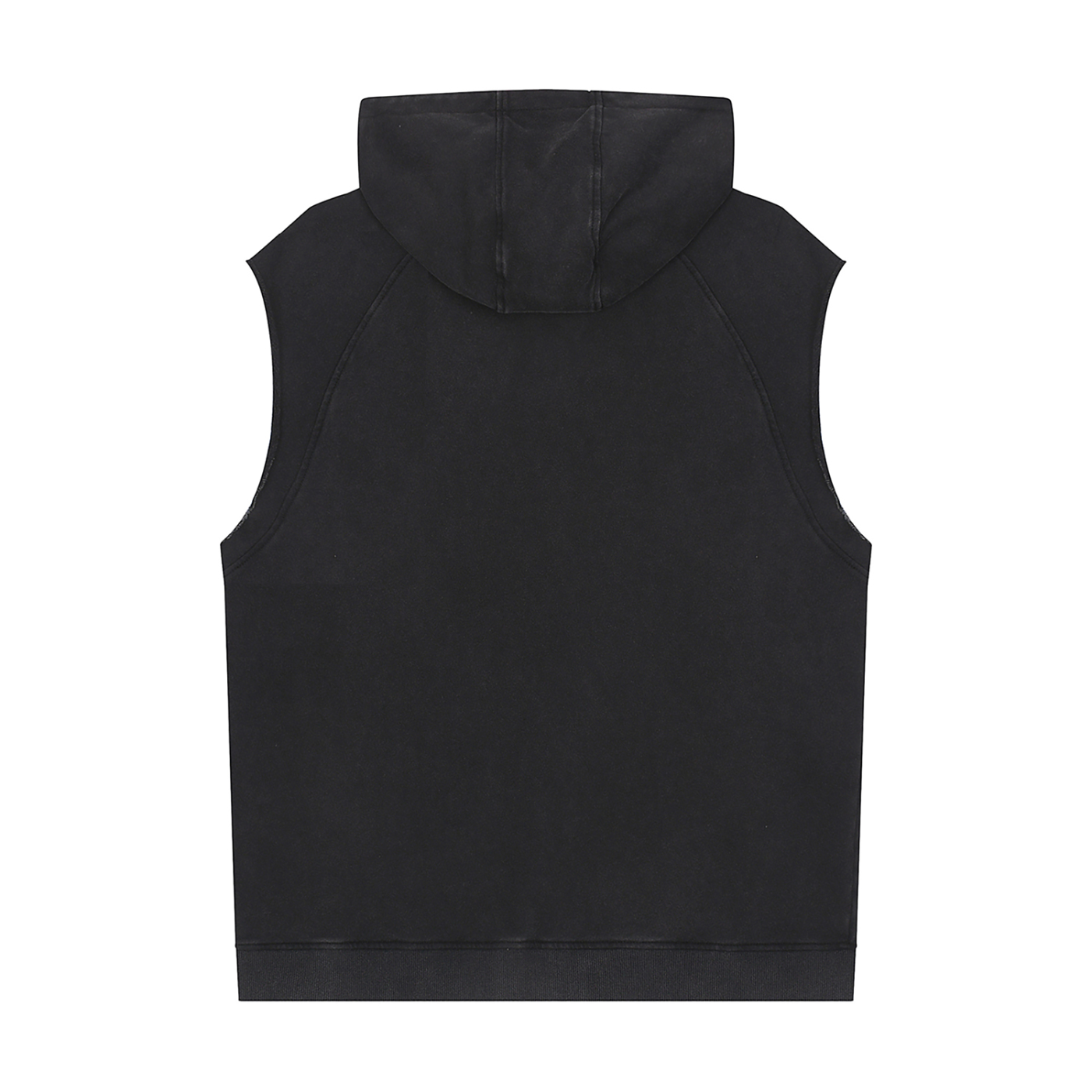 Alpha|Snow Washed Sleeveless Hoodie