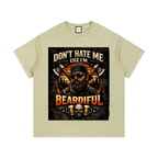 Dark|Beardiful|Vintage Wash Cotton T-Shirt