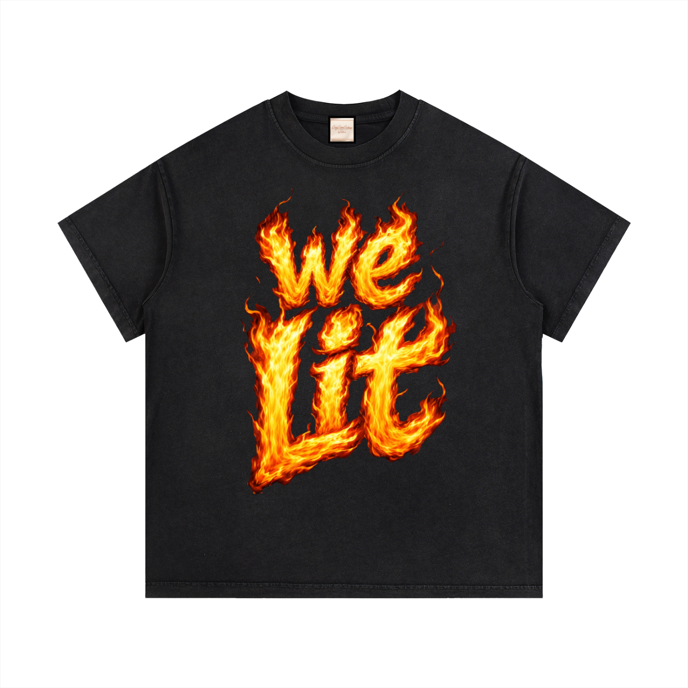 Lit|Vintage Wash Cotton T-Shirt
