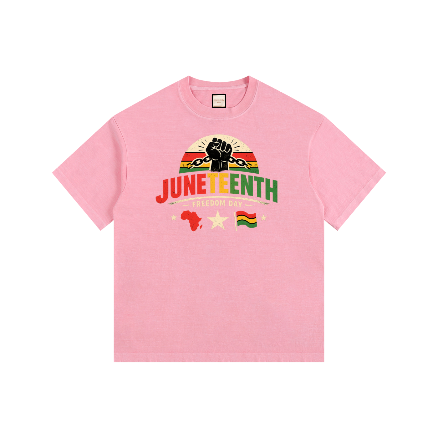 Freedom Day|Vintage Washed Oversized Cotton T-Shirt