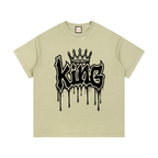 King Drip|Vintage Wash Cotton T-Shirt