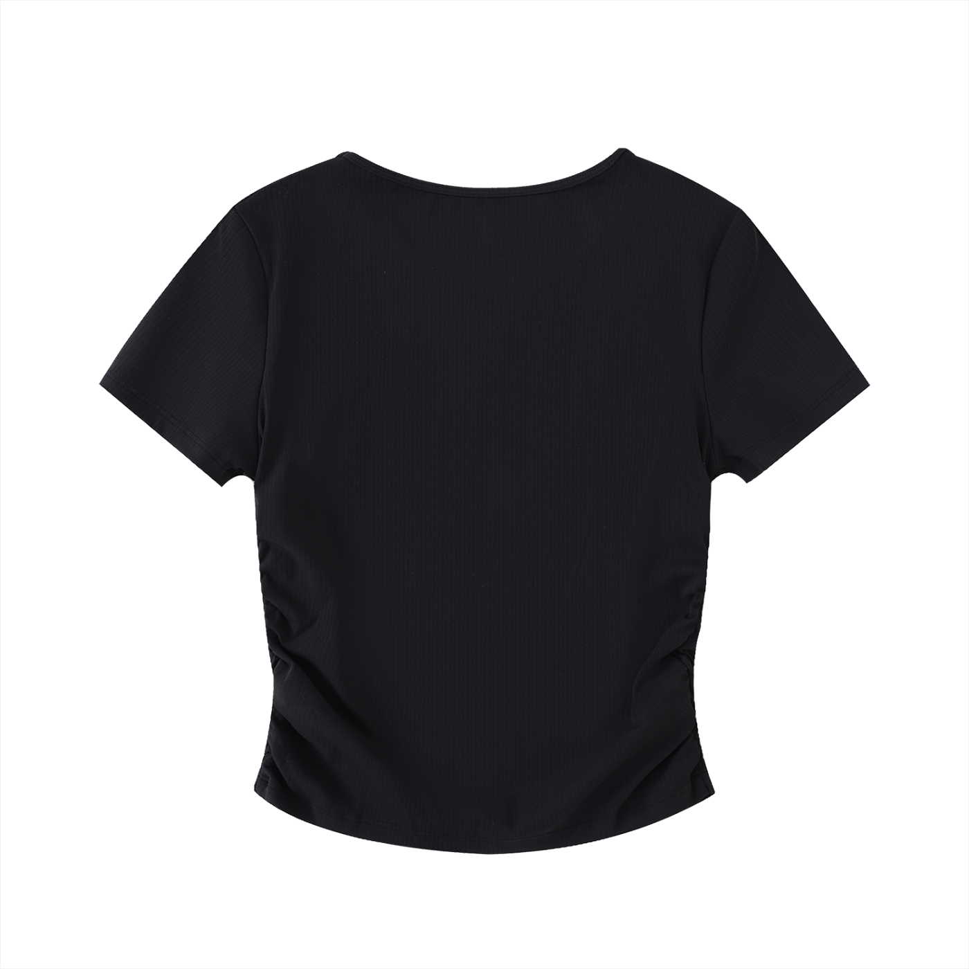 Single/Celibate/Sober|Ruched Bodycon Crop Top