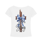 Bible Verse|Proverbs 31:25|Tencel Slim Fit V-Neck T-Shirt
