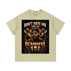 Light|Beardiful|Vintage Wash Cotton T-Shirt