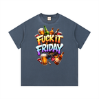 Fuck It Friday|Vintage Wash Cotton T-Shirt