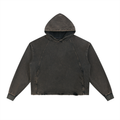 Blow Me|Vintage Washed Frayed-Hem Hoodie
