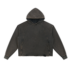 Blow Me|Vintage Washed Frayed-Hem Hoodie