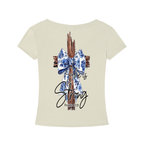 Bible Verse|Proverbs 31:25|Tencel Slim Fit V-Neck T-Shirt