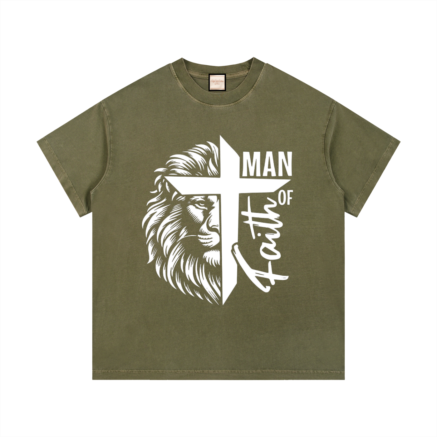 Man of Faith|Vintage Wash Cotton T-Shirt
