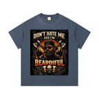 Dark|Beardiful|Vintage Wash Cotton T-Shirt