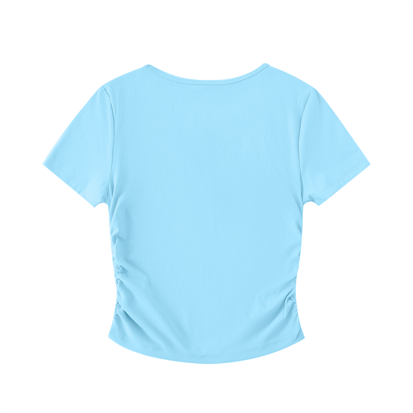 Single/Celibate/Sober|Ruched Bodycon Crop Top