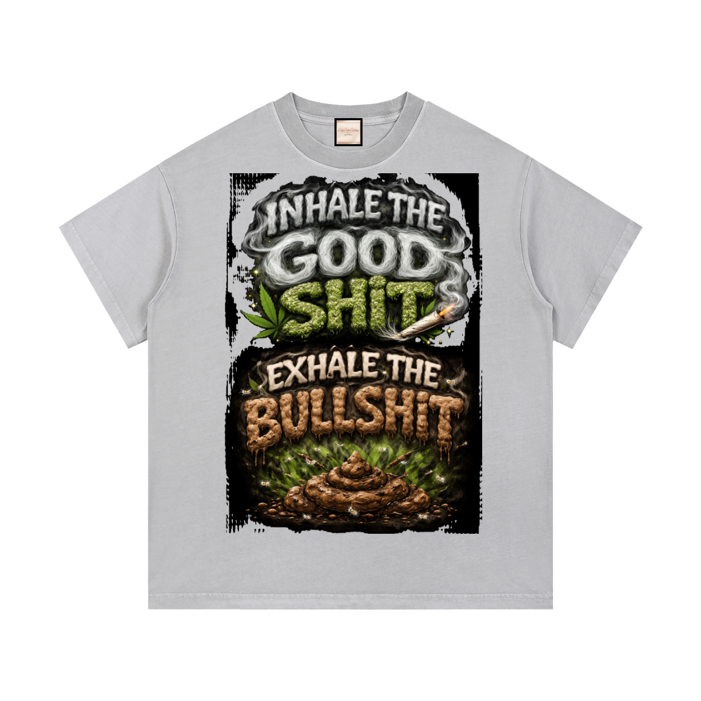 Inhale/Exhale|Vintage Wash Cotton T-Shirt