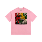 Juneteenth |Vintage Washed Oversized Cotton T-Shirt