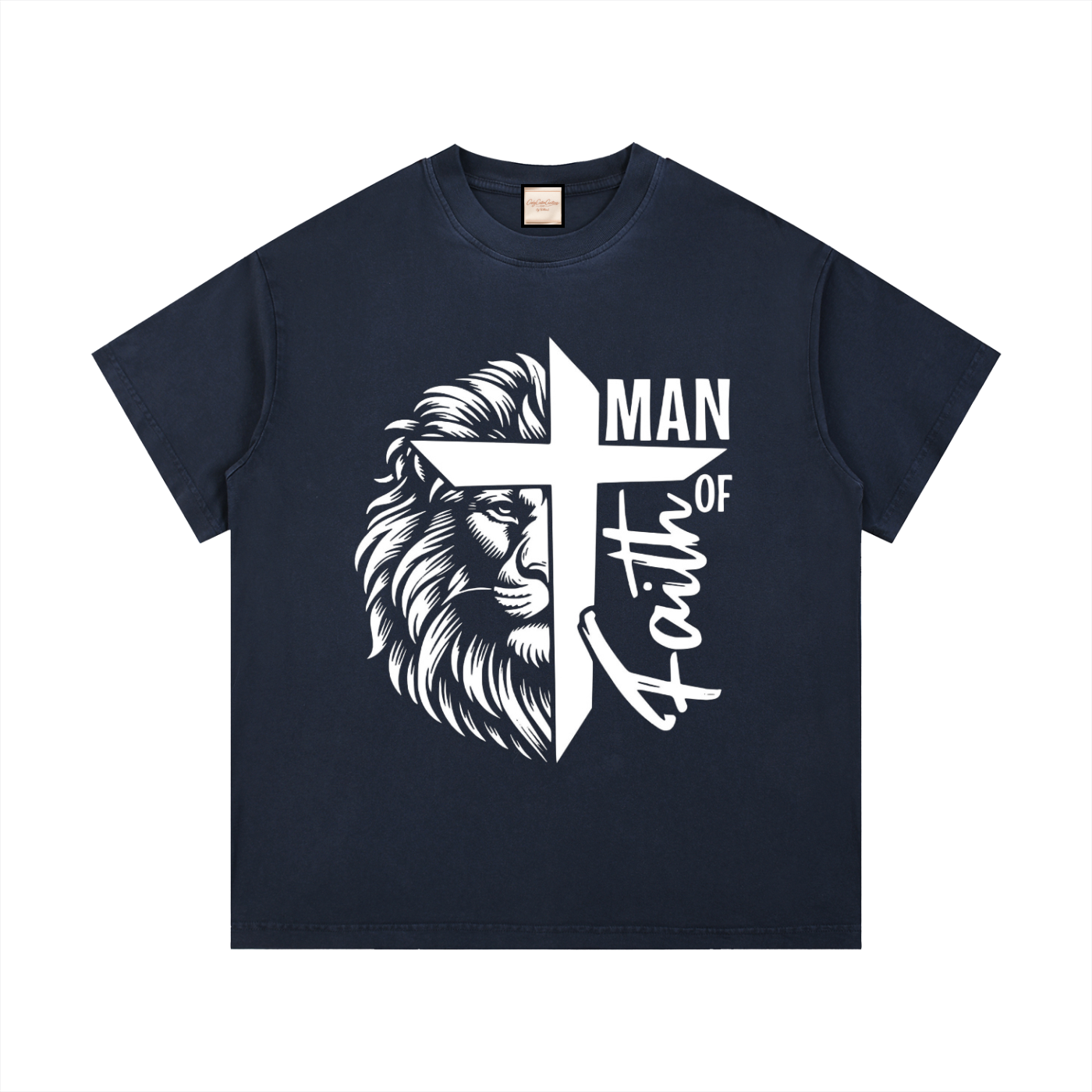 Man of Faith|Vintage Wash Cotton T-Shirt
