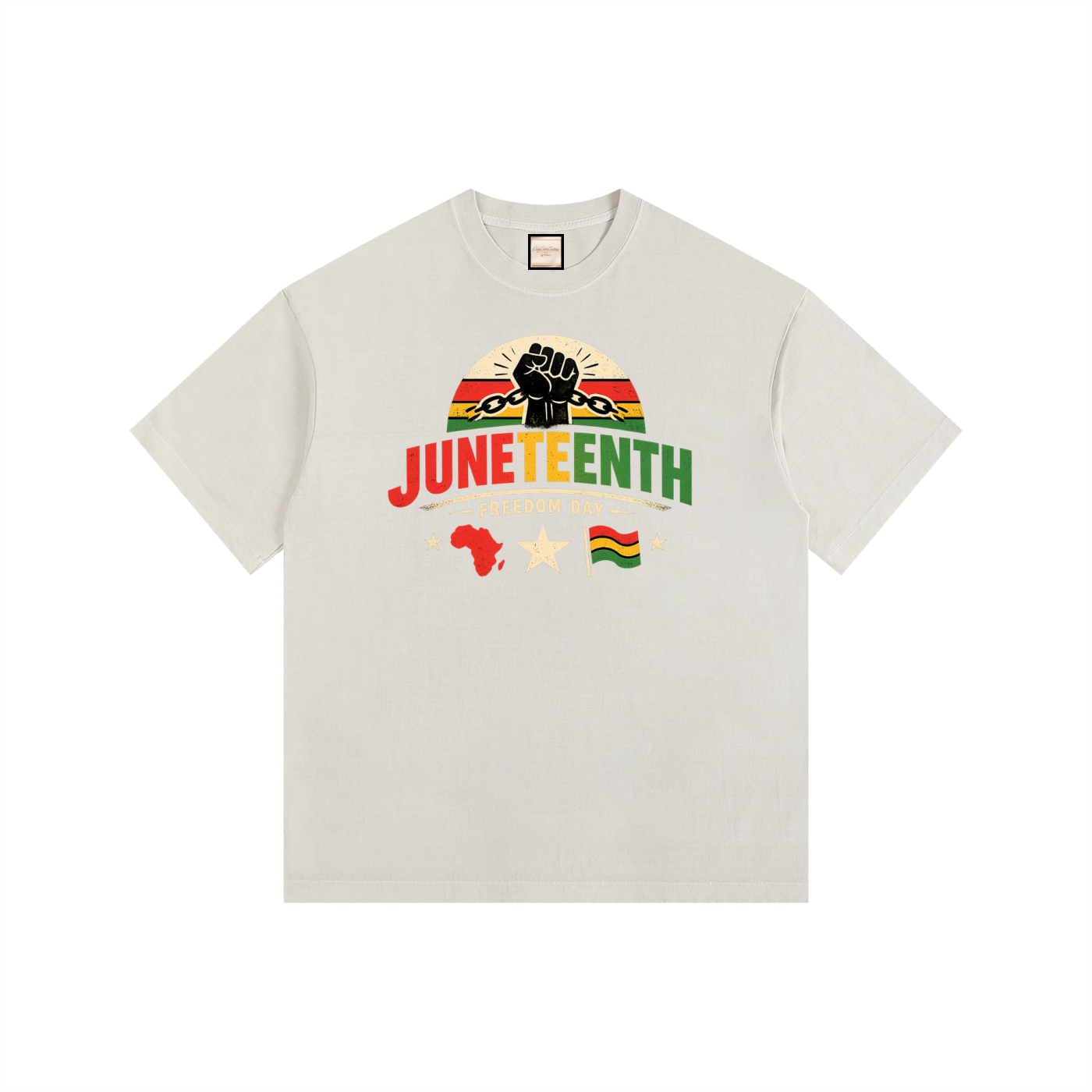 Freedom Day|Vintage Washed Oversized Cotton T-Shirt