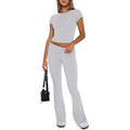 Women's Fashion Round Neck Short-Sleeve Set