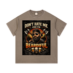 Light|Beardiful|Vintage Wash Cotton T-Shirt
