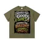 Inhale/Exhale|Vintage Wash Cotton T-Shirt