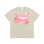 Blessed/Stressed Mama|Essential Cotton T-Shirt