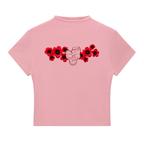 Poppy Skull|Essential Slim Fit Mock Neck T-Shirt