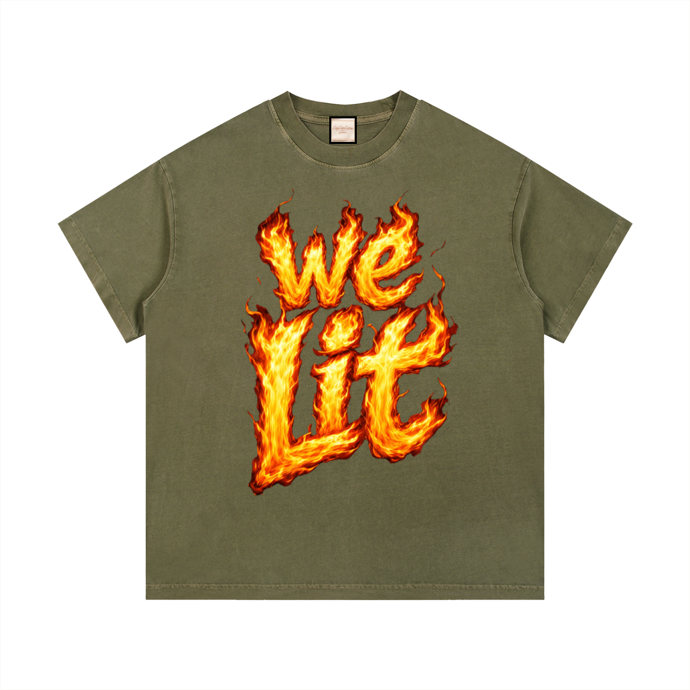 Lit|Vintage Wash Cotton T-Shirt