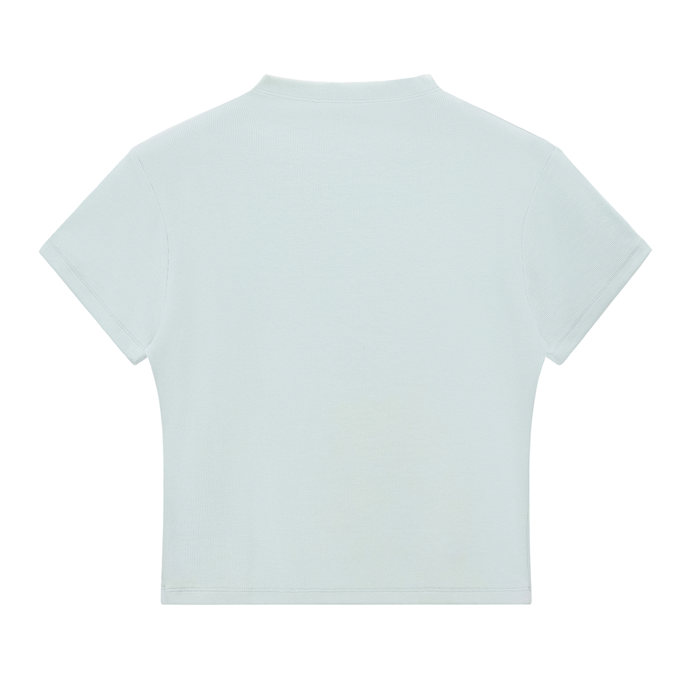 Poppy Skull|Essential Slim Fit Mock Neck T-Shirt