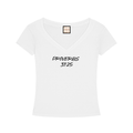 Bible Verse|Proverbs 31:25|Tencel Slim Fit V-Neck T-Shirt