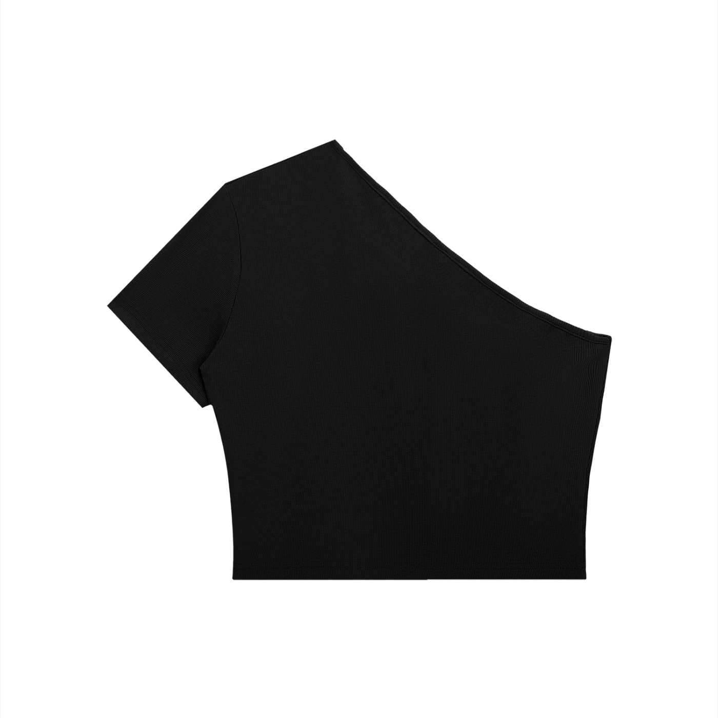 Two Lovers|Women's One-Shoulder Crop T-Shirt