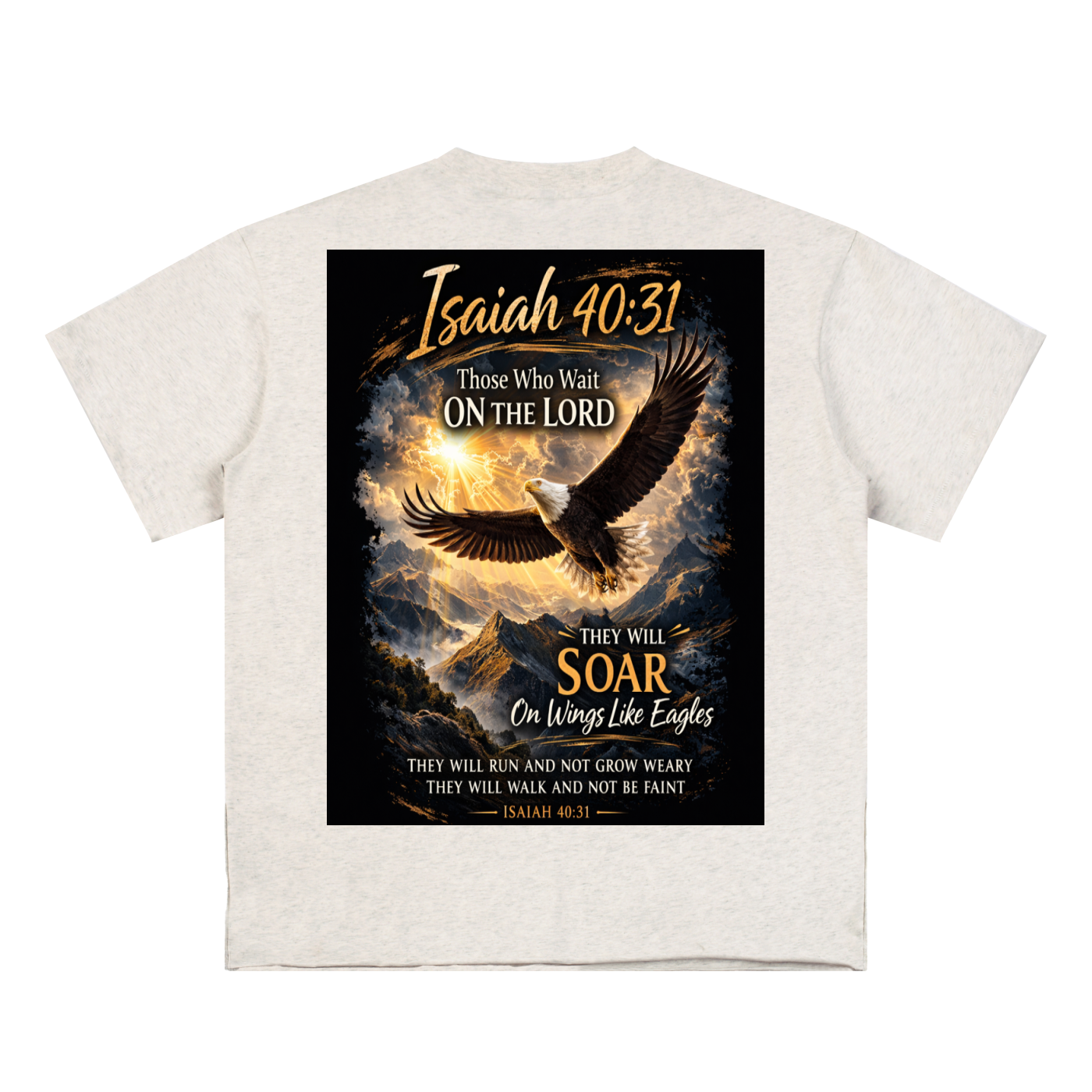 Bible Verse|Isaiah 40:31|Essential Cotton T-Shirt