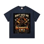 Dark|Beardiful|Vintage Wash Cotton T-Shirt