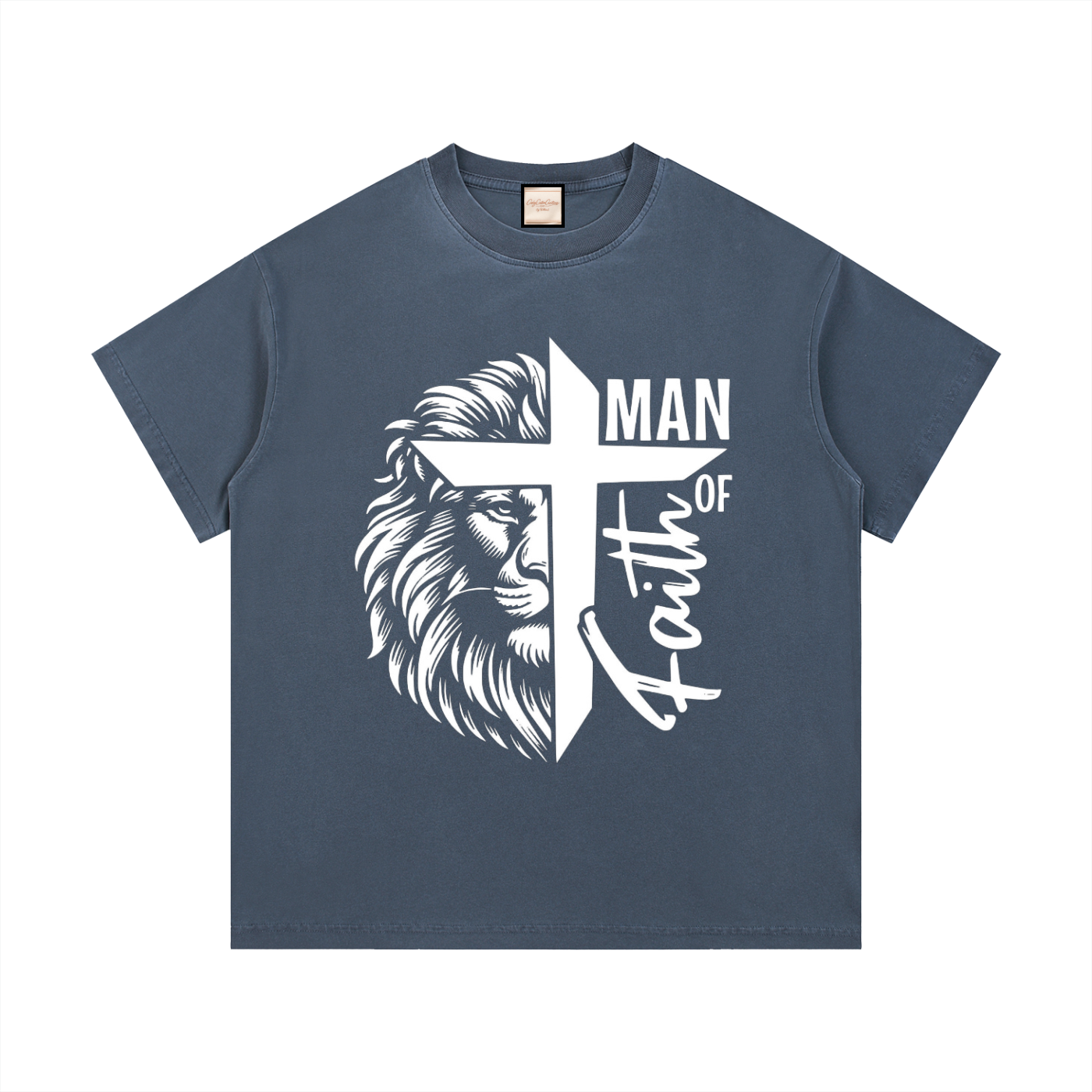 Man of Faith|Vintage Wash Cotton T-Shirt