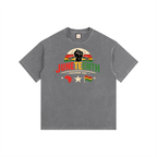 Freedom Day|Vintage Washed Oversized Cotton T-Shirt