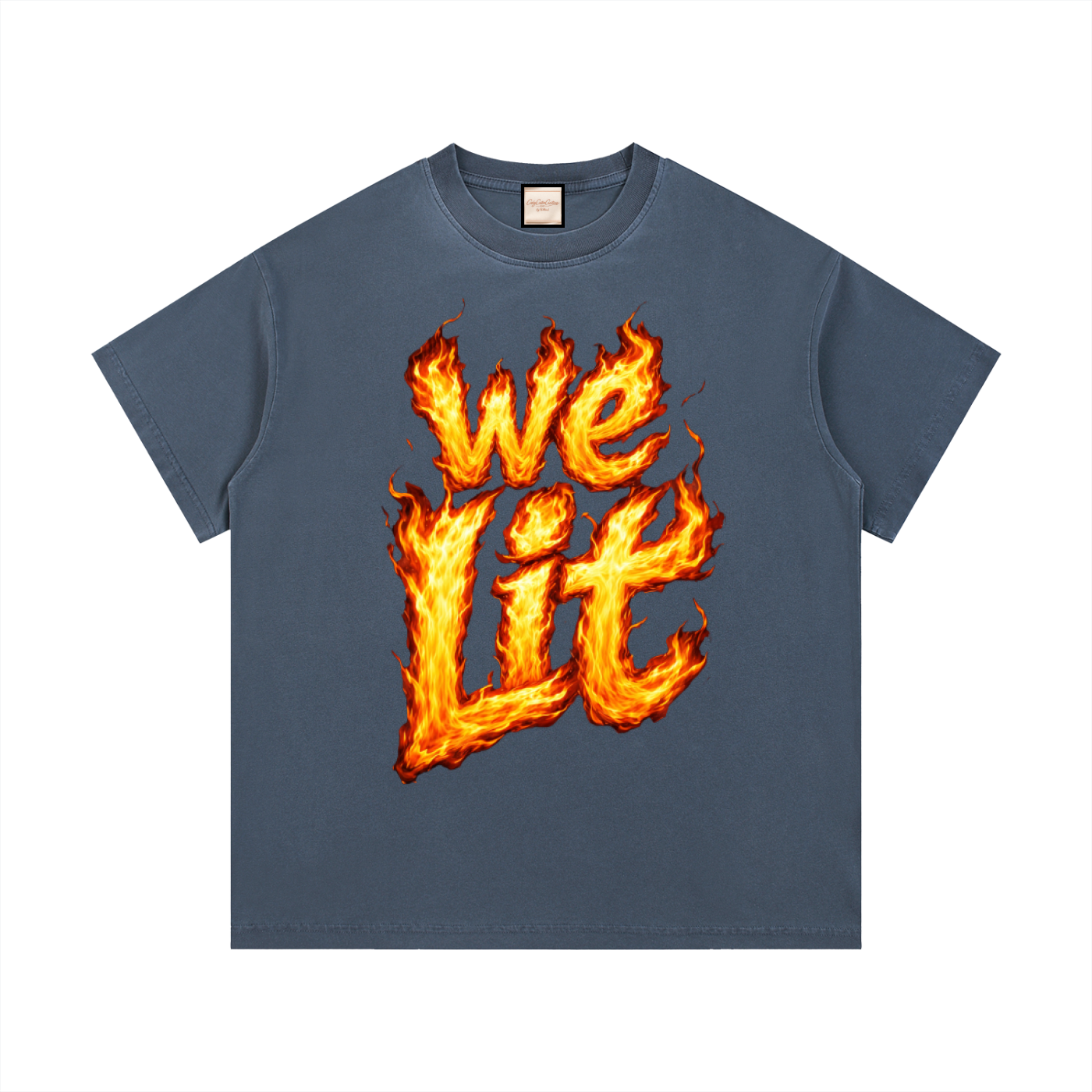 Lit|Vintage Wash Cotton T-Shirt