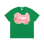 Blessed/Stressed Mama|Essential Cotton T-Shirt
